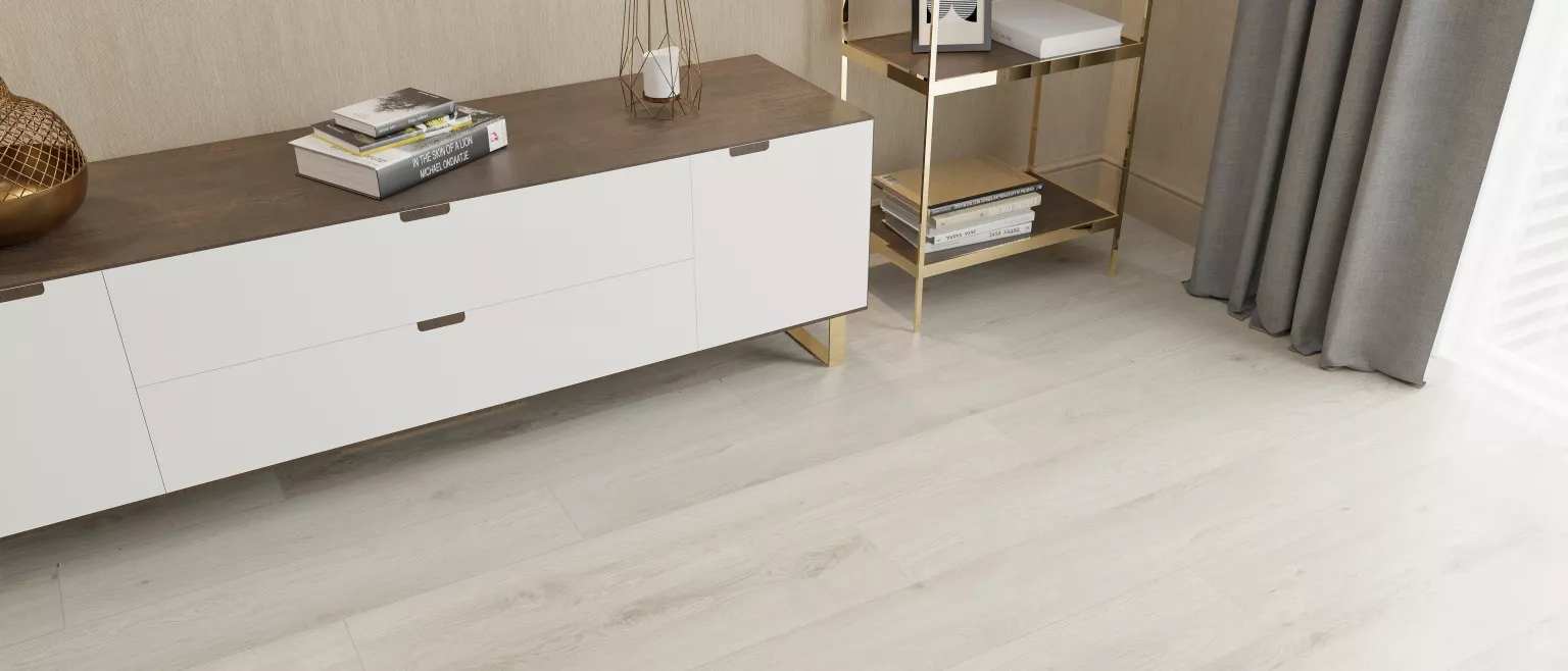 Ламинат Comfort 833 4V EC1053 Дуб Кортина белый