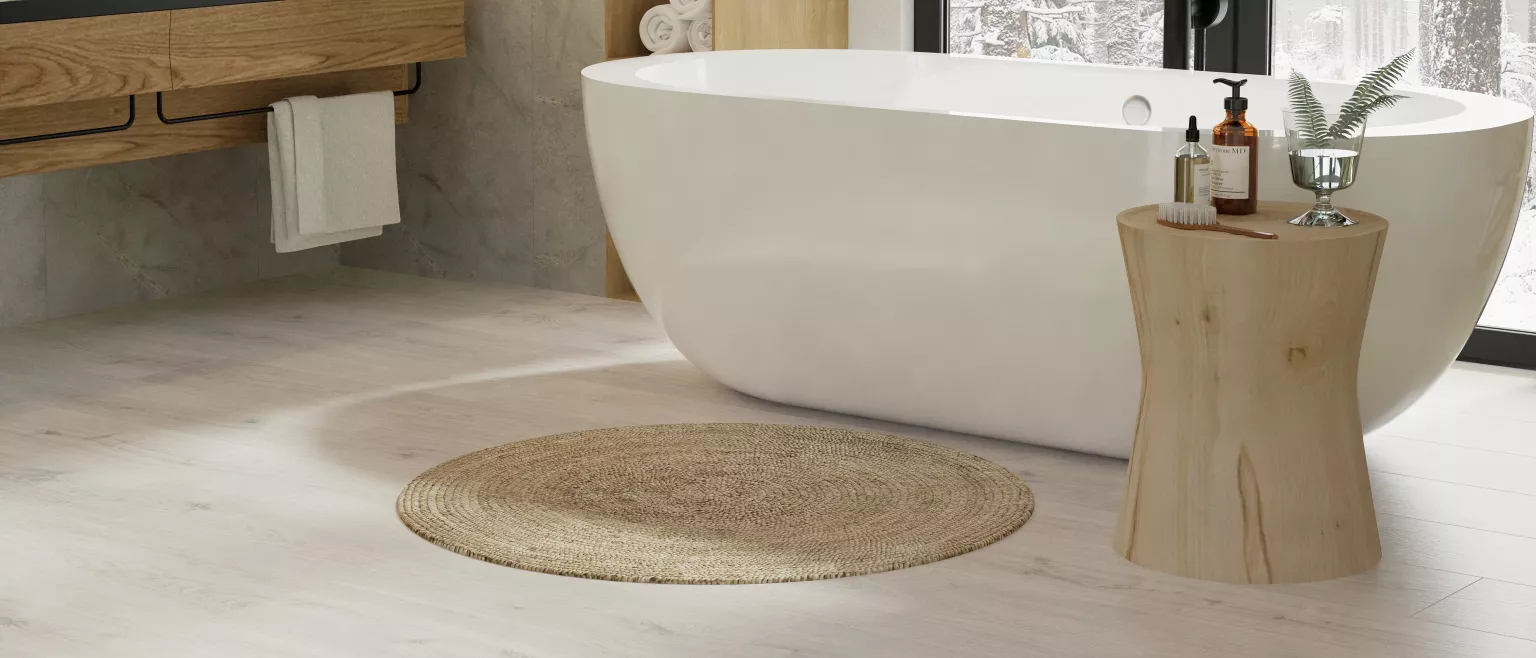 Ламинат Comfort 833 4V EC2936 Дуб Уолтем белый
