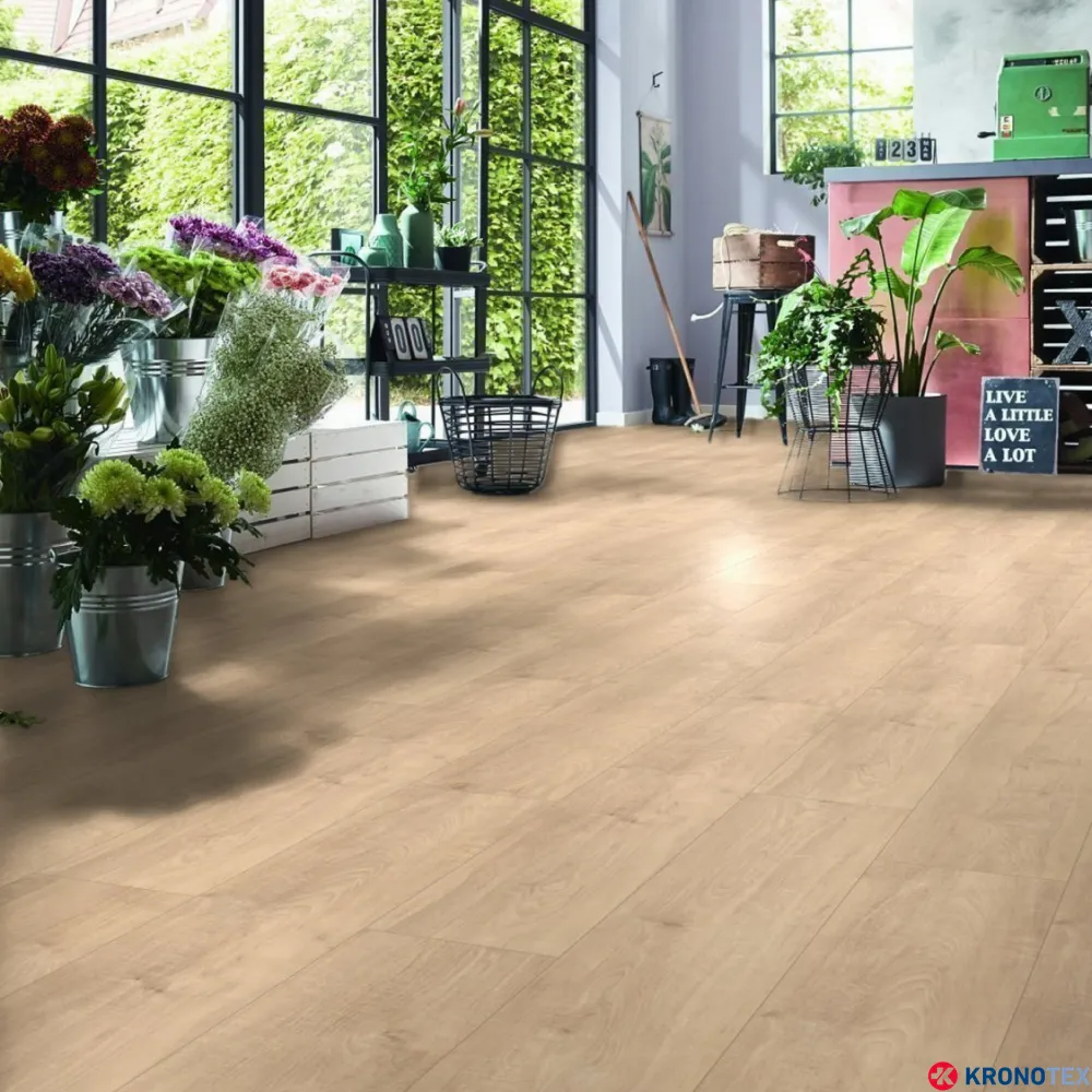 Ламинат Kronotex Exquisit plus 8/32 4V Дуб Бодега Бежевый 40402