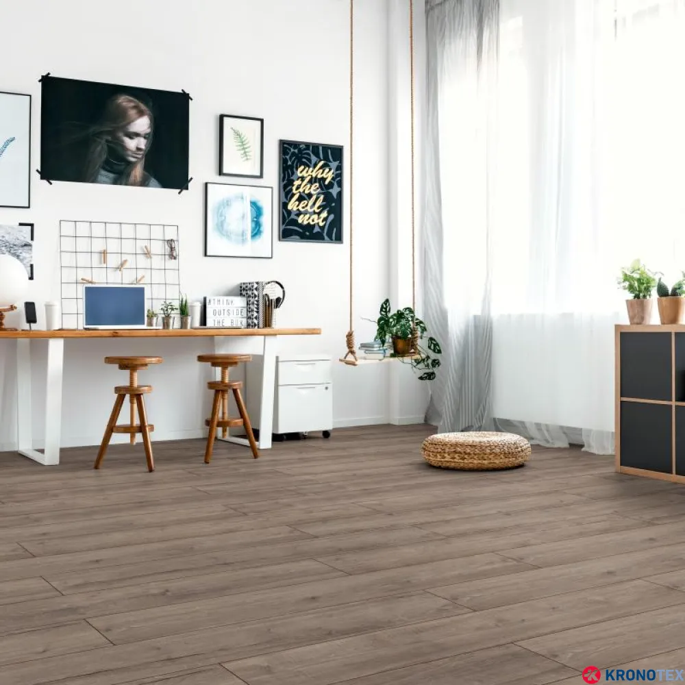 Ламинат Kronotex Exquisit plus 8/32 4V Дуб Бодега Серый 40412