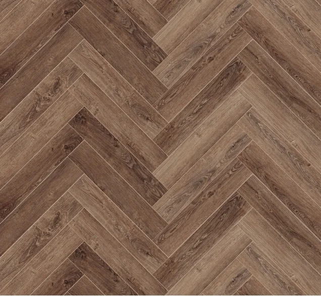 SPC кварцвиниловая плитка Cronafloor Herringbone Дуб Тулуза